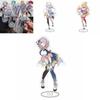 Hololive Vtuber Akrylowy Stojak Urocza Dekoracja Biurka z Fubuki Okayu Ayame Subaru Matsuri