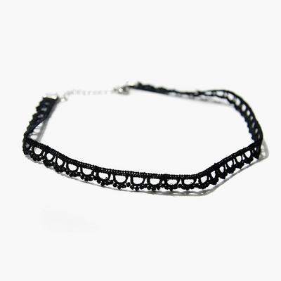 J.Lauren N0745 Slim Lace Fabric Choker