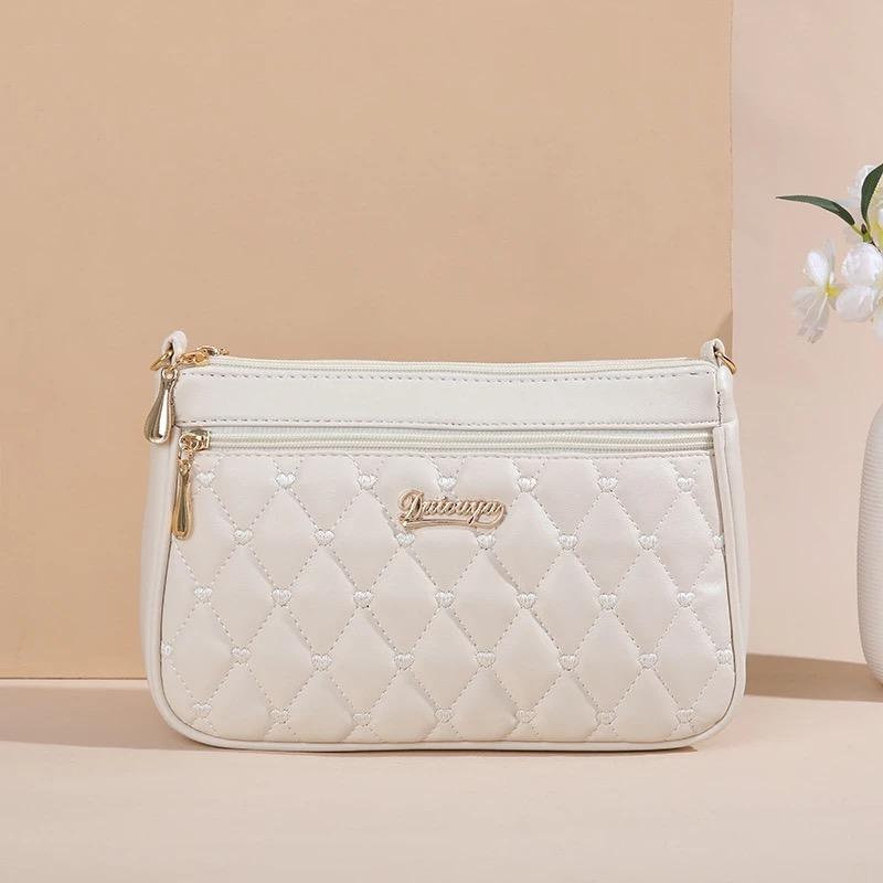 

2026 Pretty Embroidery Sling Bag Women MultiplePockets and Large Capacity Shoulder Bag Fashion WomenBag