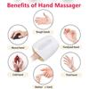 Palm Finger Massage Hot Compress Physiotherapy Instrument Portable Electric Hand Massager Hand Acupoints Kneading Massager