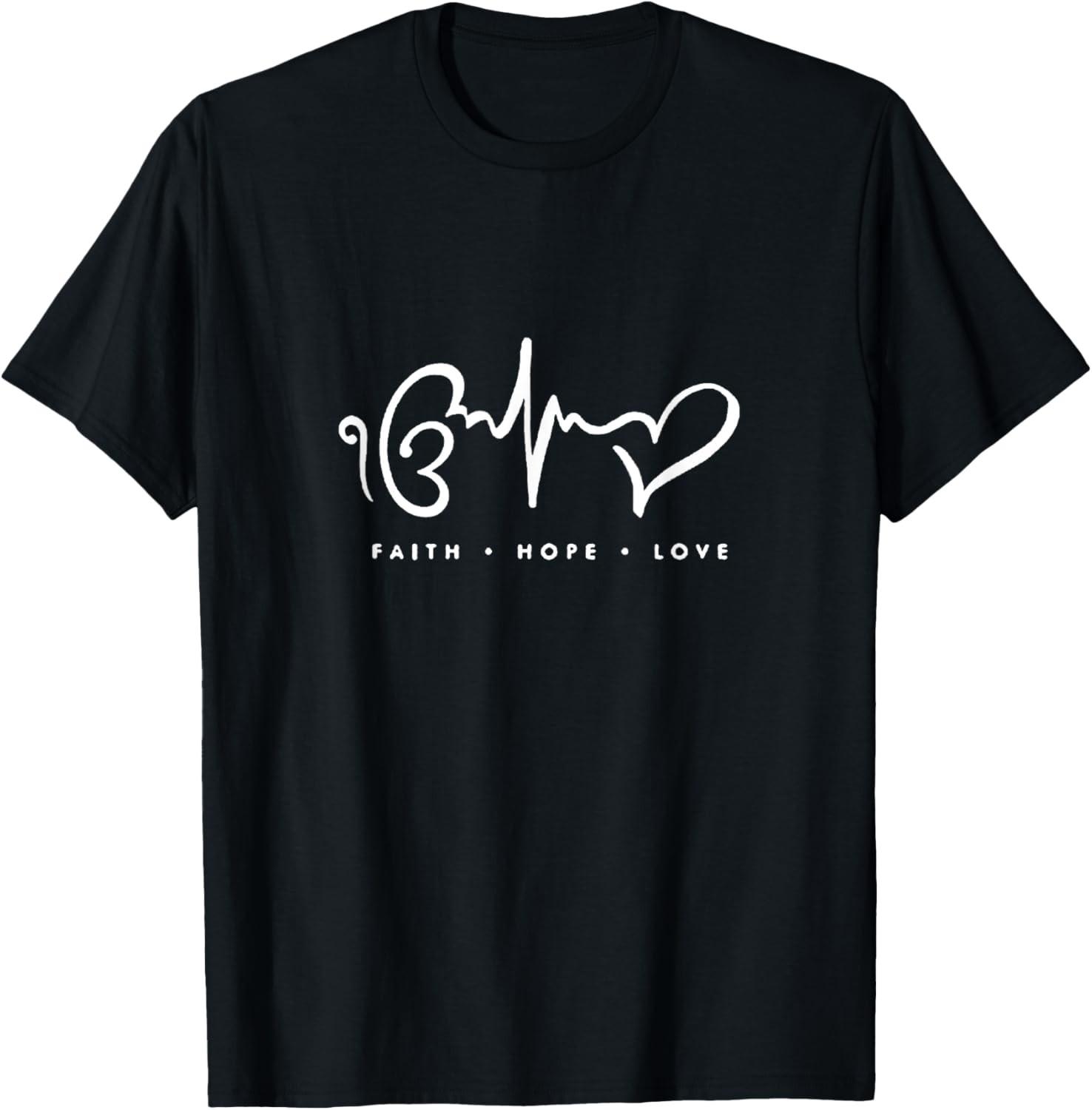 Ek Onkar Faith, Hope, Love T-Shirt S разноцветный