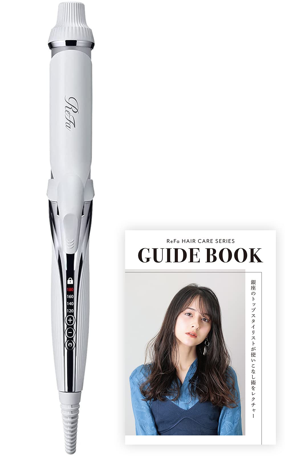 

[Эксклюзив официального магазина] ReFa CURL IRON32 ReFa Curl Iron 32 мм Мастерок Популярное руководство в комплекте