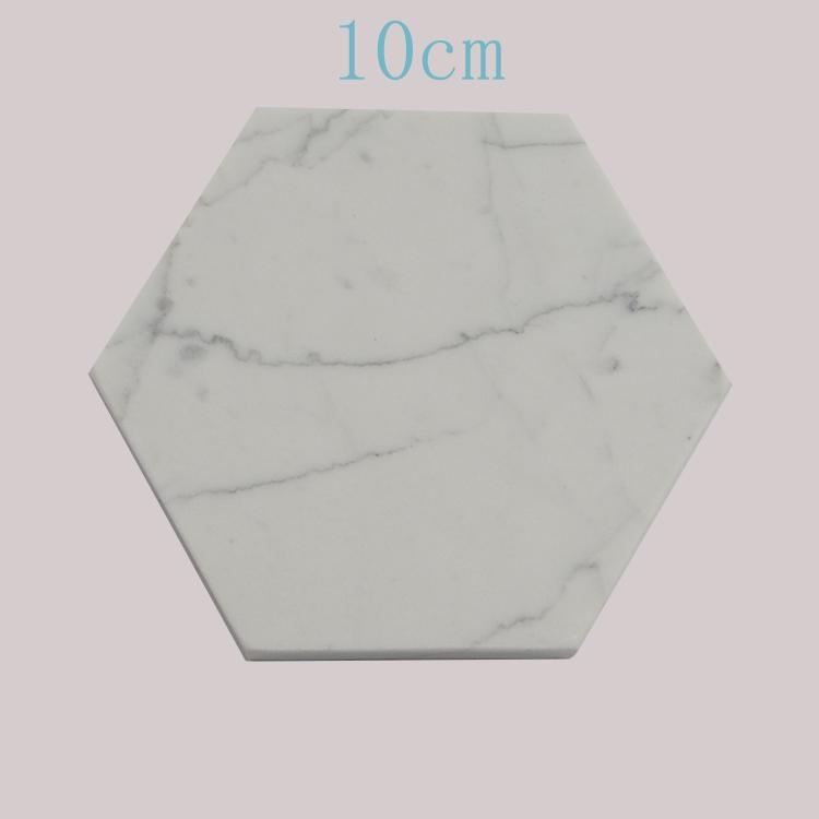 Nordic Marble Insulated Coaster – Round/Square Heat-Proof Cup Holder & Photo Prop.
