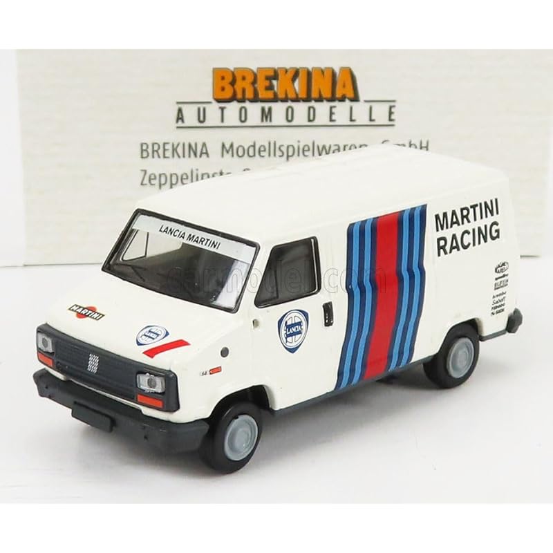 

Brekina 1/87 fiat Ducato van martini racing BREKINA DUCATO MARTINI RACING mini car