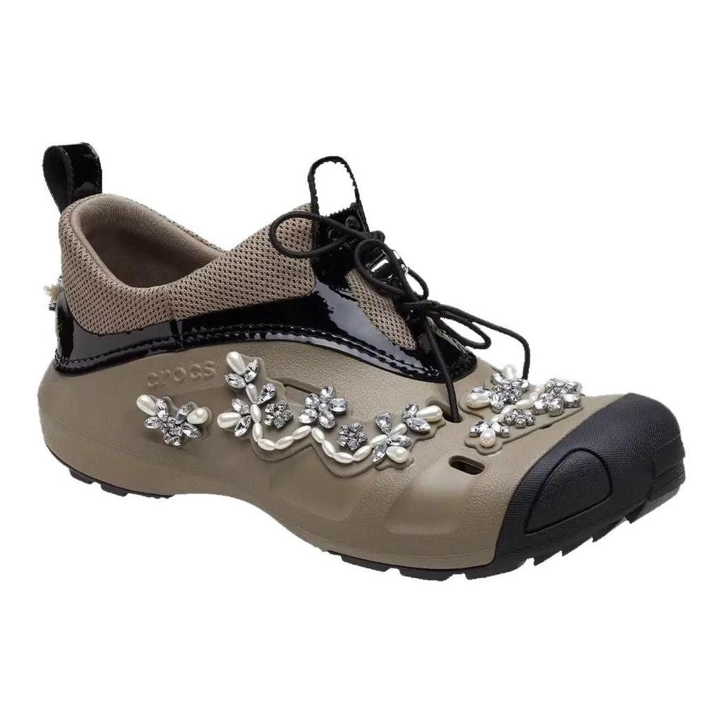 Simone Rocha x Crocs Quick Trail Low Khaki Unisex Sneakers Green 209635-260
