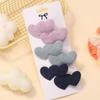 LOVEKIKI 6PCS Cute Heart Designs Elegant  Hair Clips Sweet Headwear Mini Clips Kids Girls Outdoor Wear Hair Accessories Gifts