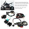 Complete Kick Start Engine Wiring Harness Kit for 110cc Dirt Bike Modified Parts