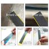 4Pcs Polishing Sandpaper Kits Sandpaper Flat File Wood Rasp File Set Sanding Paper Sand Tool with Plastic Stick