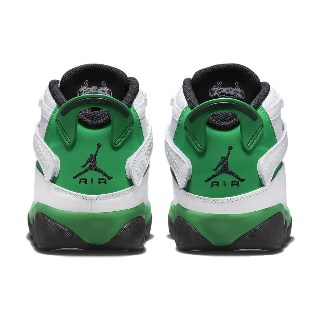 Air Jordan 6 Rings Białe Szczęśliwa Zieleń Męskie Sneakersy Czarne 322992-131