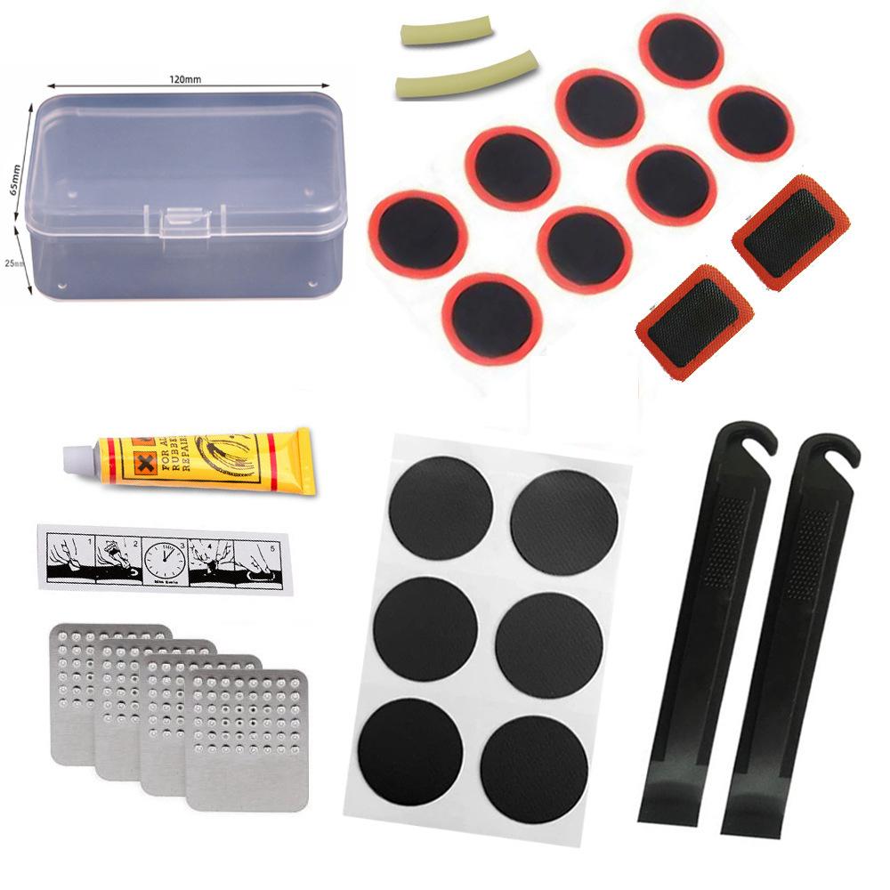 Bicycle Tire Combination Bicycle Repair Tool Mountain Bike Tire Pry Bar Tire Repair Film Quick Tire Repair Set ,Quick Tire Repair Tool Set