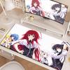 90x40cm Středoškolské DxD Kancelářská Podložka pod Počítačovou Klávesnici s Uzamykatelnou Hranou Kawaii Anime Dívky Rias Gremory Podložka pod Myš XXL Podložka pod Notebook pro Hráče