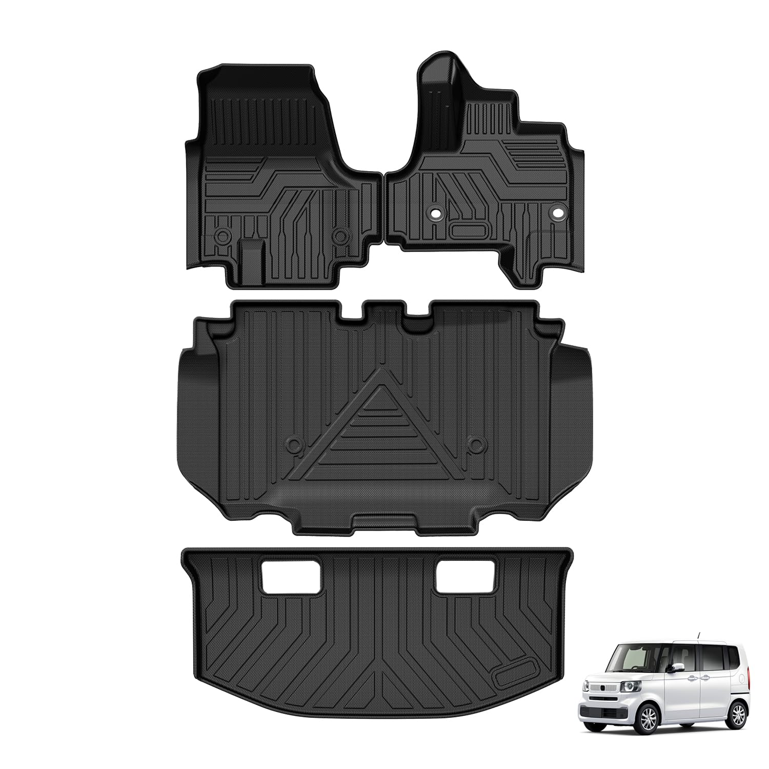 

Virauto Honda New JF5 JF6 JOY 3D Коврик для пола Коврик для багажника Полный комплект 3-е поколение На заказ Joy Октябрьская спецификация Специально разработанный коврик для багажника Автомобильный коврик TPE Водонепроницаемый