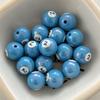 1Pc 16Mm Round Acrylic Big Hole Billiards Ball Loose Spacer Beads For Jewelry Making Diy Handmade Bracelet Findings