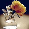 DIY Transparent Angel Vase Hand-blown Plant Wall Mounted Vase  Flower Arrangement