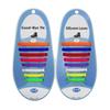 Silicone World Silicone Elastic Shoelaces Unisex Athletic No Tie Shoe Lace All Sneakers Fit Quick Shoe Lace For Adults Kids