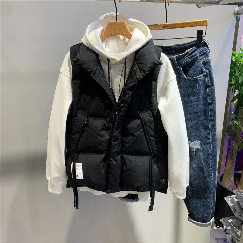 Men's Stylish Padded Vest - Warm Slim Fit Sleeveless Winter Jacket