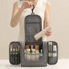 Nylon Hanging Toiletry Bag Three Zipper Make Up Bags Fashion Cosmetic Bag  for Home