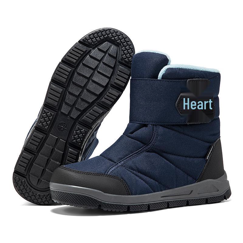Thickened Warm Couples' Plus Velvet Hiking Snow Boots - Large Sizes for Men & Women