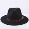 Popular European and American Classic Simple Flat-brimmed Top Hat Men's and Women's Fashionable and Elegant Versatile Jazz Hat Top Hat