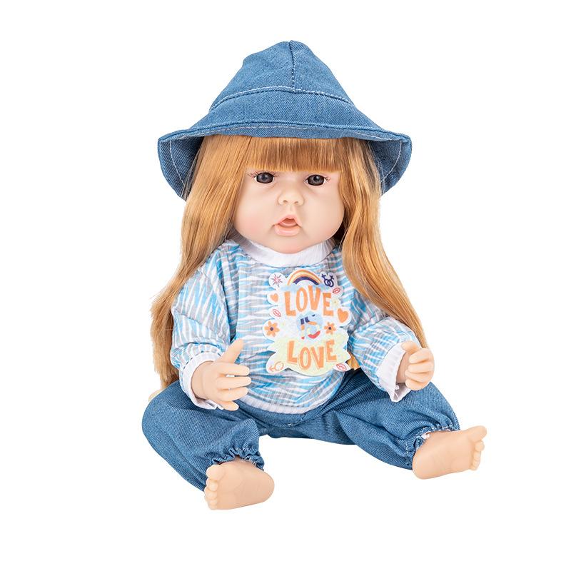 30cm Reborn Doll Simulation Comfort Baby Doll Vinyl Soft Rubber Doll