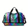 Sac de voyage Duffel Multifonctionnel Grande Capacité Décontracté, Sac fourre-tout Weekender en Nylon Léger pour la Salle de Sport, le Sport, les Voyages d'une Nuit