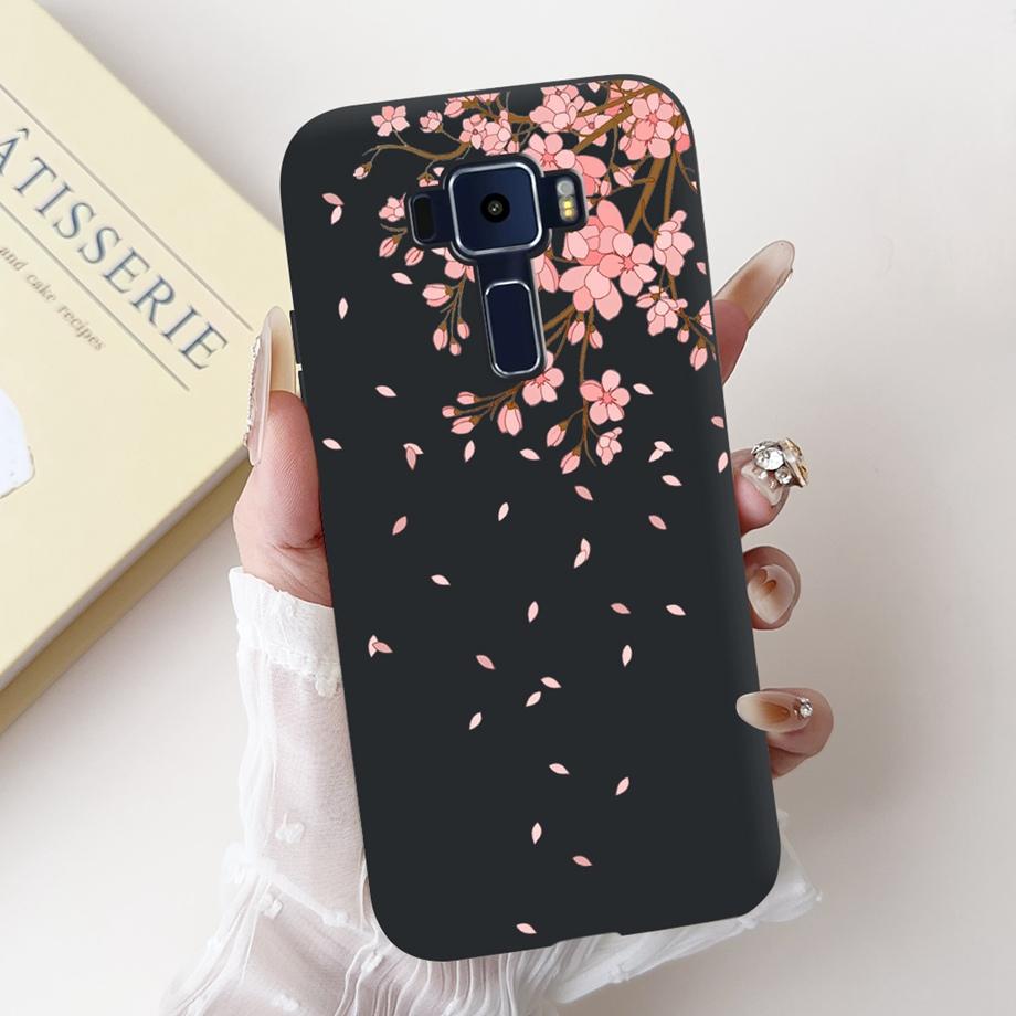 For ASUS Zenfone 3 ZE520KL Z017D 4 Max ZC520KL X008D 3 Max ZC520TL Case Soft Silicone Back Cover Love Heart Butterfly Flower Bag