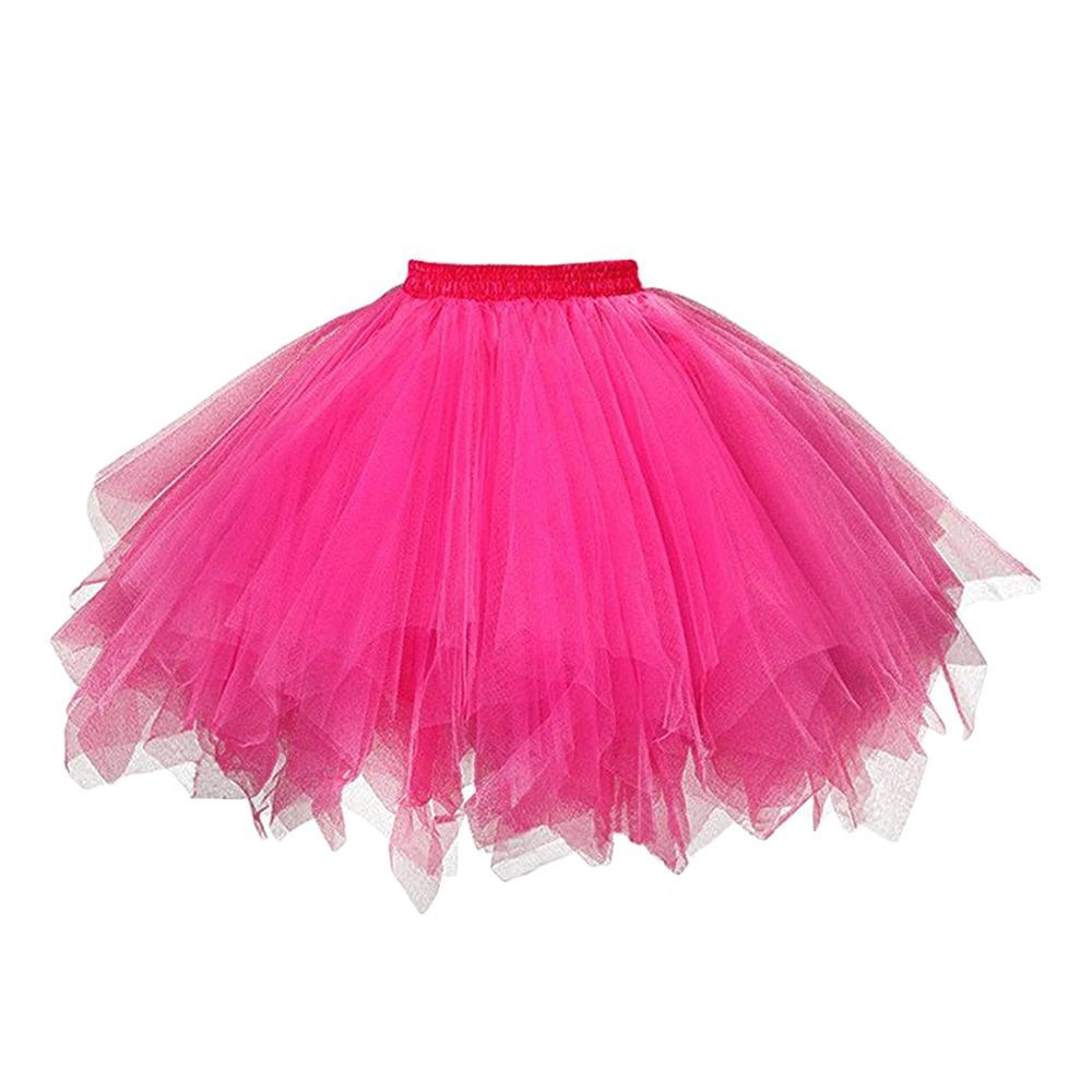 High Waist Petticoat Elastic Waist Dance Skirt Fashion Ballet Skirt  Women