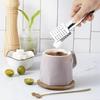 Tea Bag Squeezer, 2pcs Stainless Steel Tea Bag Holder Tea Bag Tongs Tea Bag Strainer Clip For Gripping Ice Cubes Tea Bags - RiRi