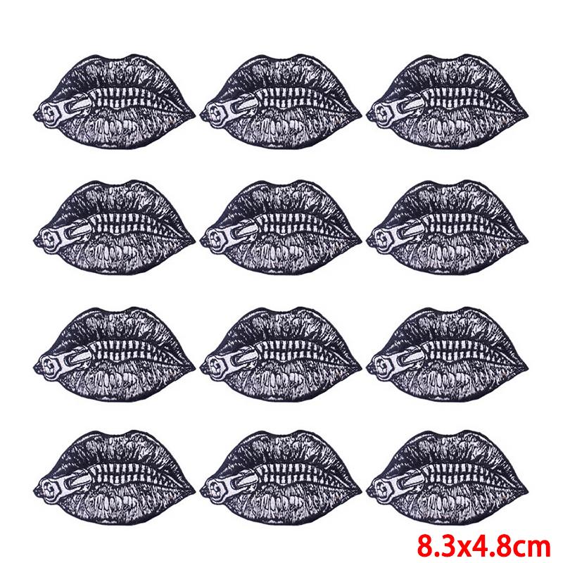 10 teile/los Großhandel Stickerei Patch Eisen Auf Patches Für Kleidung Patches Auf Kleidung Jacken Dekor Applikation Nähen Liefert