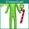 Unisex Grinch Tulum Çocuklar İçin Noel Partileri İçin Mükemmel Kostüm