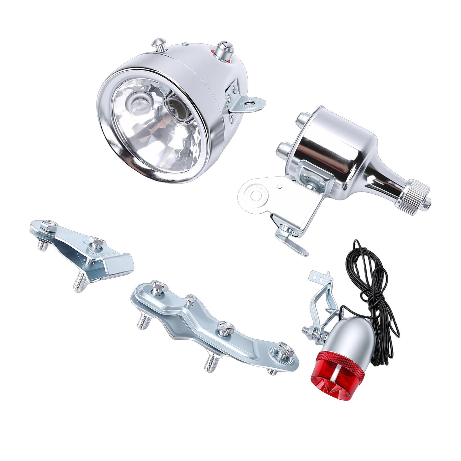 Tomtop Jms Light Generator Dynamo Head Tail Kit 12V 6W Waterproofing Bike Friction Generator Dynamo Kit