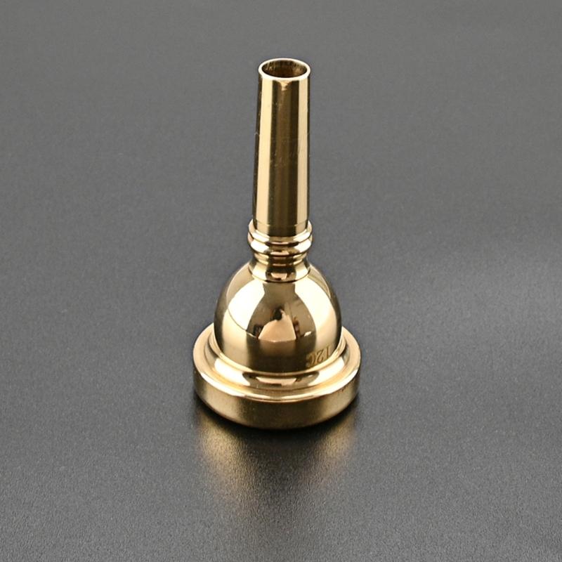 12C Pro Trumpet Mouthpiece Gold Copper Musical Brass Instruments Trumpet Accessories