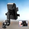 Motorcycle Phone Holder with Mini Sunshade for Safe Driving and Convenient Use
