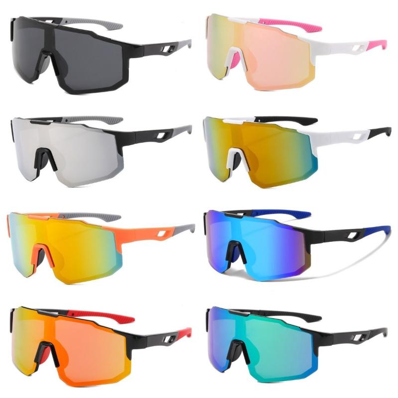 8PCS Fashion Sunglasses Trave Cycling Glasses Summer UV400 Eyeglasses Mtb Fishing Sports Goggles