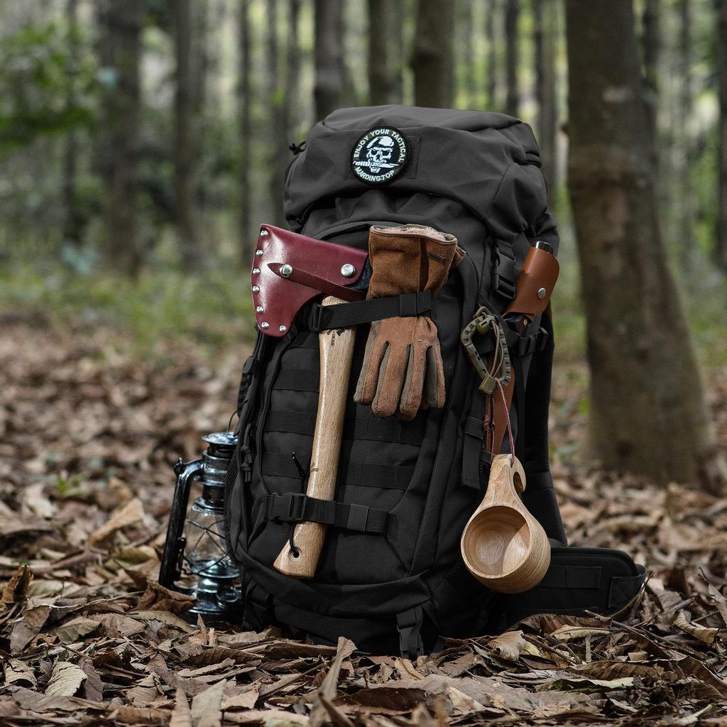 [Mardingtop] 50L Backpack, Large Capacity, Mountaineering Backpack, Tactical Pack, Military Backpack, Military Use, Camping, Trekking, Travel,