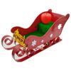 Candy Snowmobile Tabletop Decoration Plastic Sledge Car Santa Claus Gift Deer Car Self-assembled To Match The Set