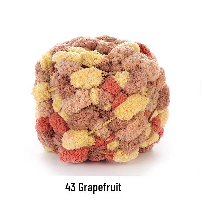 Bean Bean Hand-Knitted Thick Yarn Ball for DIY Projects: Large Ball for Carpets, Cushions, and Woven Blankets