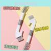Dualhead Cleaning Plastic Brush With Hook Handle For Kitchen And Cup Maintenance