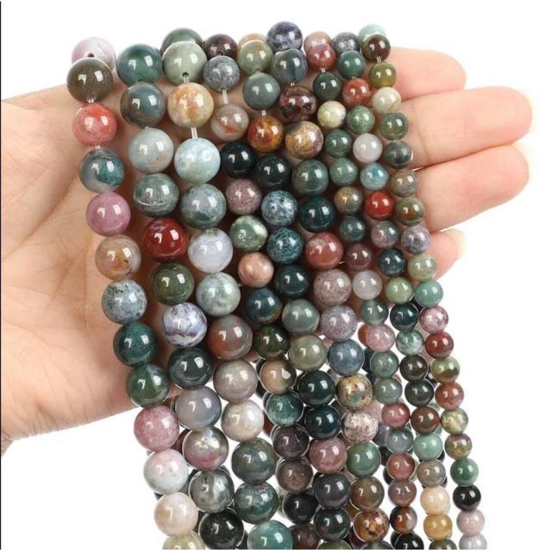 20 sztuk Naturalne Kamienne Koraliki Tygrysie Oko Agat Turkus Różowy Kwarc Lapis Jade Opal Okrągłe Luźne Koraliki do Tworzenia Biżuterii DIY Bransoletka 8mm