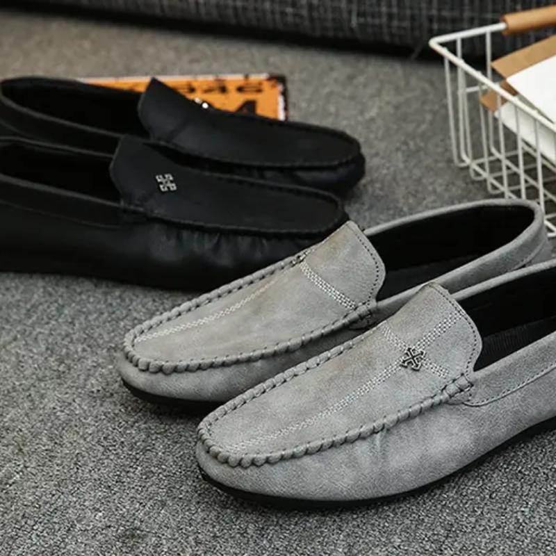 Fashion Men's Loafers Low-top Casual Shoes for Men Comfort Soft Male Social Shoes 2025 Men's Flat Driving Shoes Chaussure Hommes Hombre