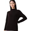 Ersun Women's Self-Heating Merino Wool Blend Mock Neck Base Layer Top
