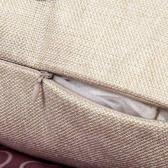 Swono Funny Llama Decorative Throw Pillow Cover Case,Sup Llama Cotton Linen Outdoor Pillow Cases Square Standard Cushion Covers for Sofa Couch Bed