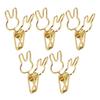 100pcs   Clips Cute Cartoon   Shape Metal Hollowed   Tail Clips Paper Clamps for   Document