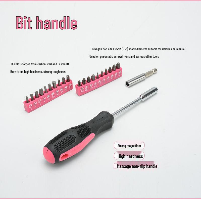 39-Piece Household Tool Set: Carbon Steel Repair & Maintenance Kit