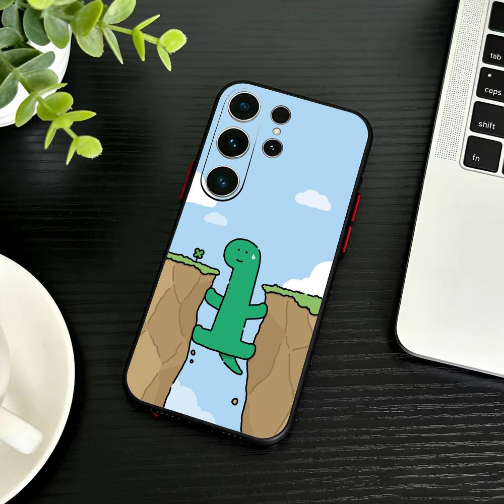 Cute Cartoon J-Jurassic Phone Case For Samsung S26,S25,S24,S23,S22,S21,S20,Plus,Fe,Lite,Others Black Cover