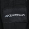 Emporio Armani Made In Italy Striped Pattern Velor Tailored Jacket 40 Women Used