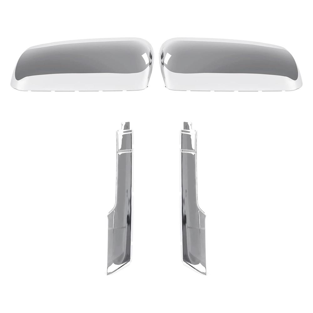 Top&Side Mirror Cover Caps For Chevy Silverado GMC Sierra HD 2500 3500 2020-2023