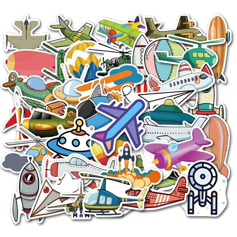 Buy 40 Pieces of Hot-air Balloon Graffiti Car Stickers for Flying Tools ...