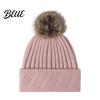 Cozy Knit Hats for Ponytails Winter Knitted Hat Women Cold Weather Fleece Lined with Pom Breathable Warm Headwear Pom Chunky Snow Hat Soft