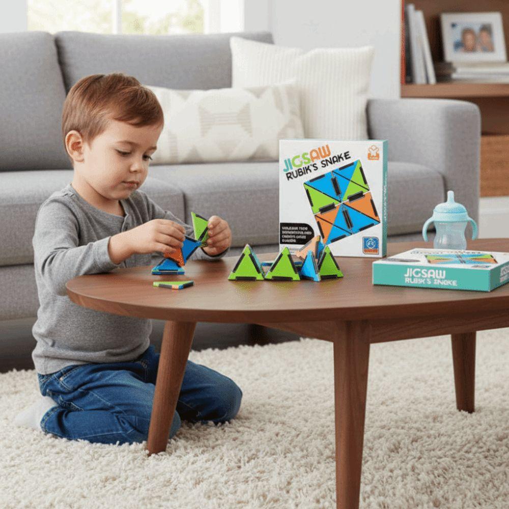Versatile Assembly Transforming Puzzle Cube Building Model Jigsaw Puzzle Ruler  Children Gift